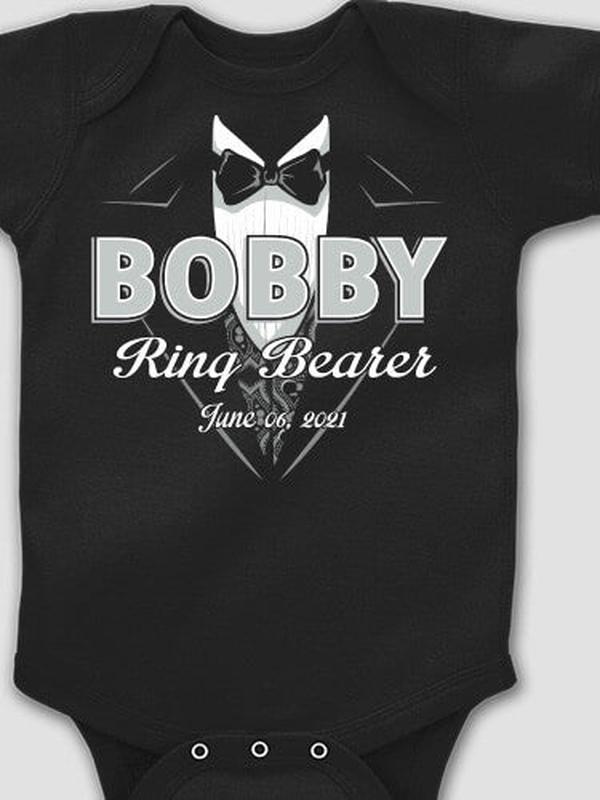 Bridal Party Guys : Printed Baby Bodysuits