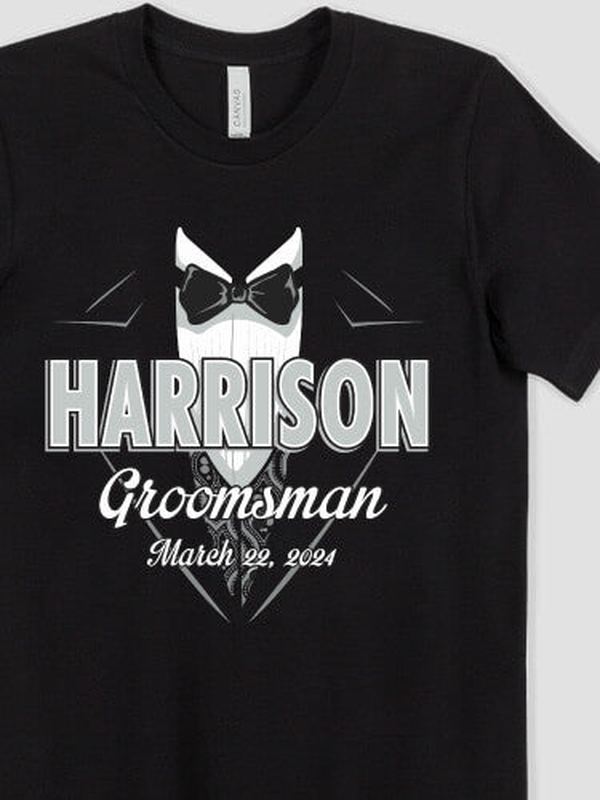 Bridal Party Guys : Premium Printed T-Shirts