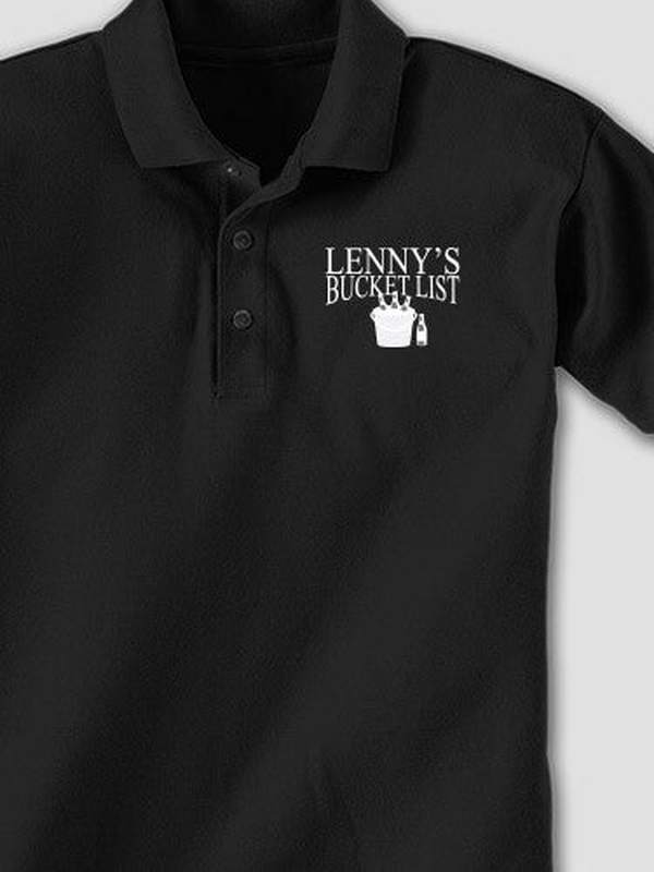 Bucket List : Embroidered Polo Shirts product image 1