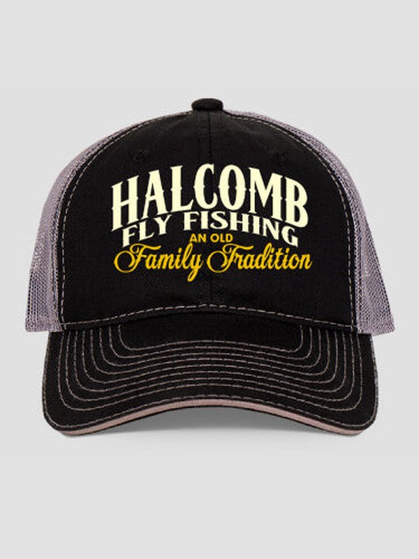 Fly Fishing Family Tradition : Embroidered Trucker Hats