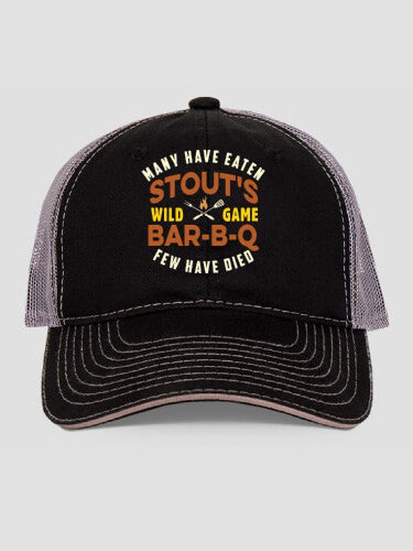 Wild Game Few Have Died BBQ : Embroidered Trucker Hats