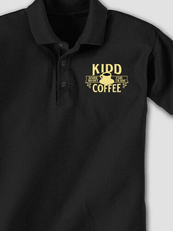 Coffee : Embroidered Polo Shirts product image 1