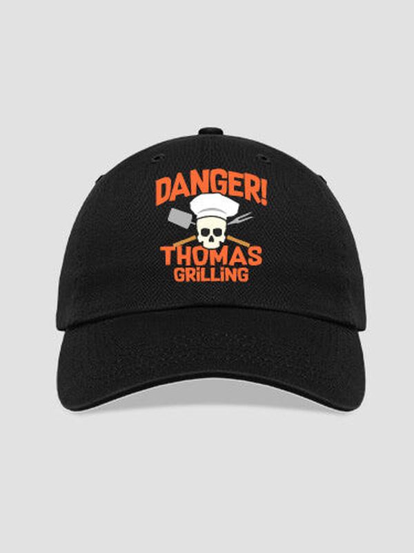 Danger Grilling : Embroidered Baseball Hats