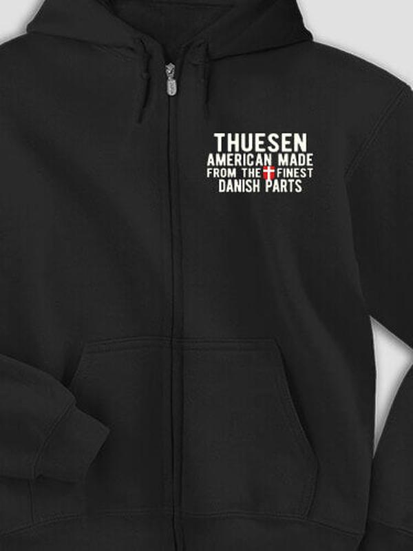 Danish Parts : Embroidered Zip Hoodies product image 1