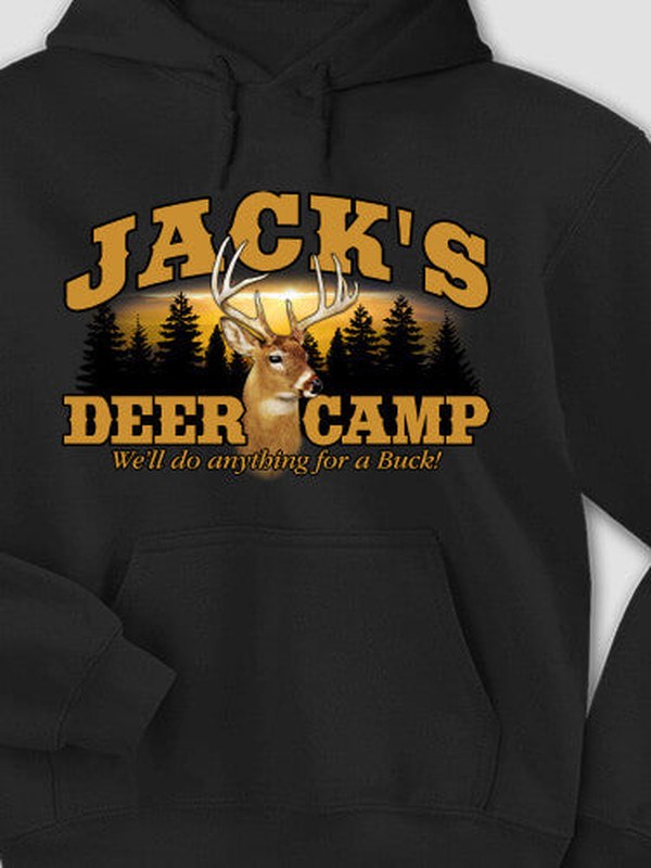 Deer Camp : Printed Hoodies product image 2