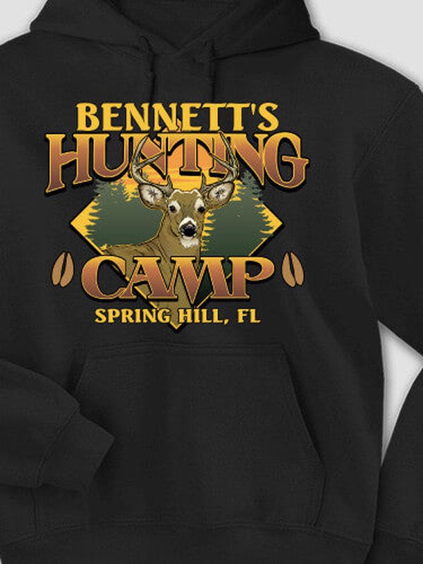 Deer Hunting Camp : Printed Hoodies product image 2