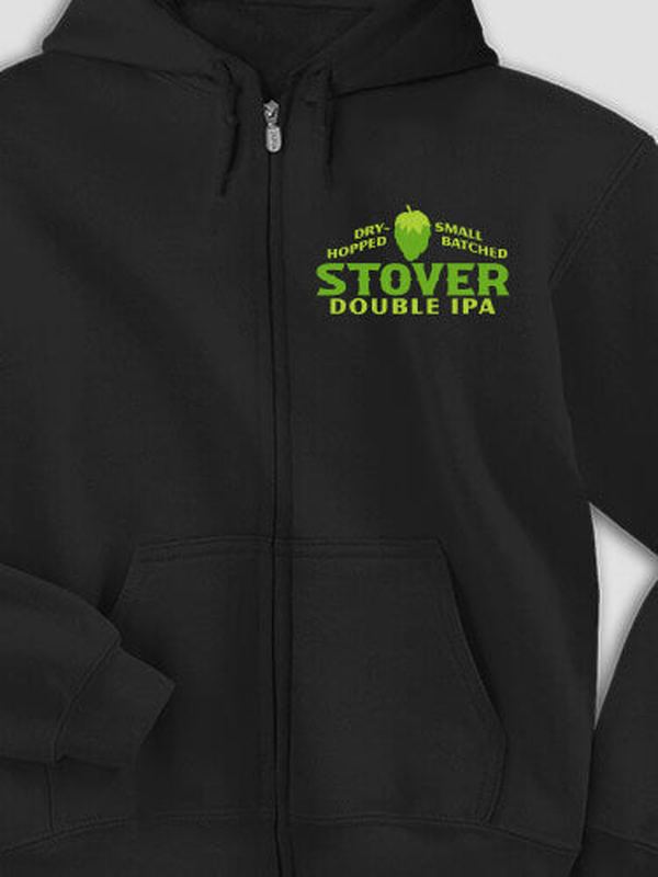 Double IPA : Embroidered Zip Hoodies product image 1