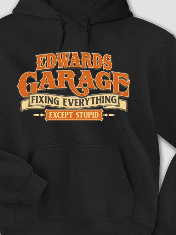 Fixing Everything Garage : Printed Hoodies product image 1