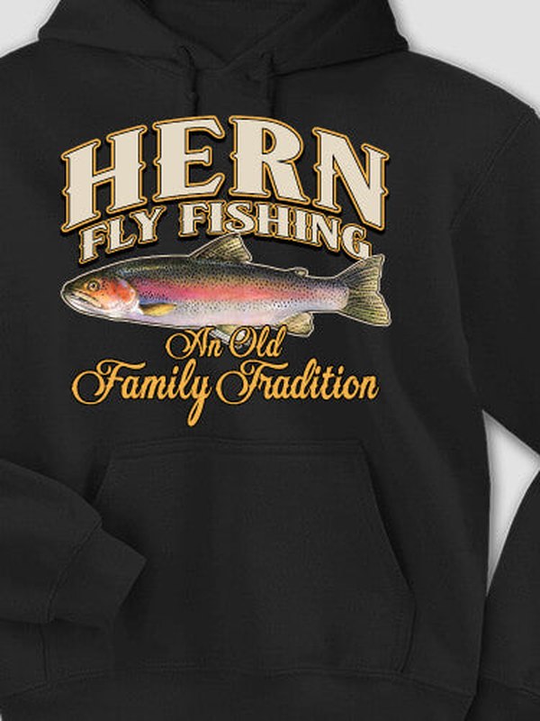 Fly Fishing Family Tradition : Printed Hoodies product image 2