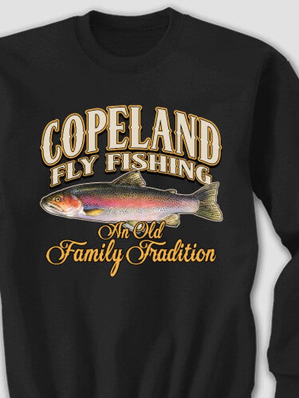Fly Fishing Family Tradition : Printed Sweatshirts product image 2