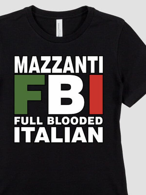 Full Blooded Italian : Premium Printed T-Shirts