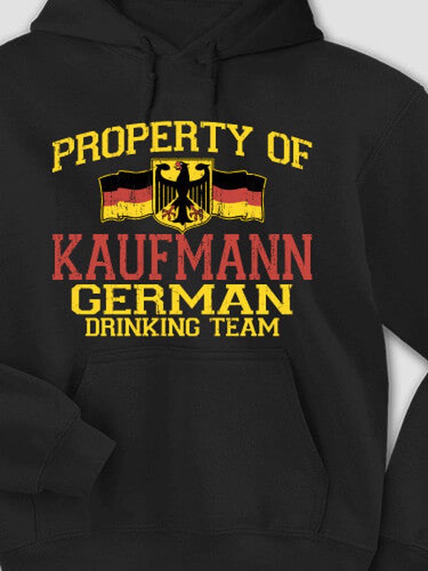 German Drinking Team : Printed Hoodies product image 1