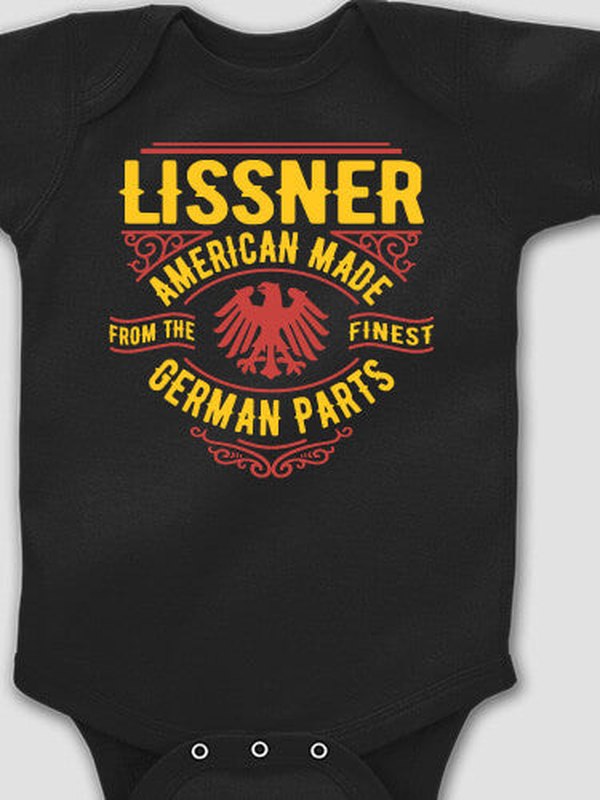 German Parts : Printed Baby Bodysuits