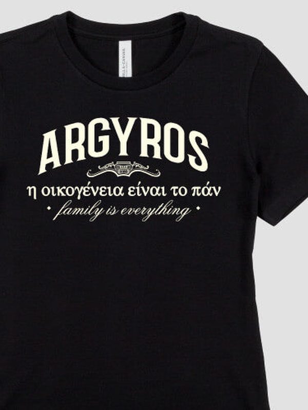 Greek Family Is Everything : Premium Printed T-Shirts