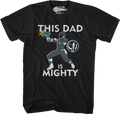 Black Ranger This Dad Mighty Morphin Power Rangers T-Shirt product image 1