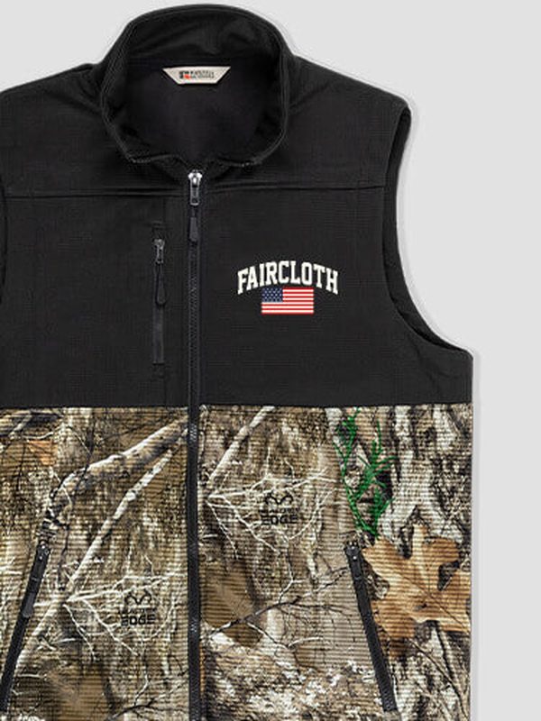 American Varsity : Embroidered 2-Tone Camo Vests