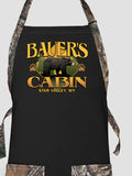 Bear Cabin : Printed 2-Tone Aprons