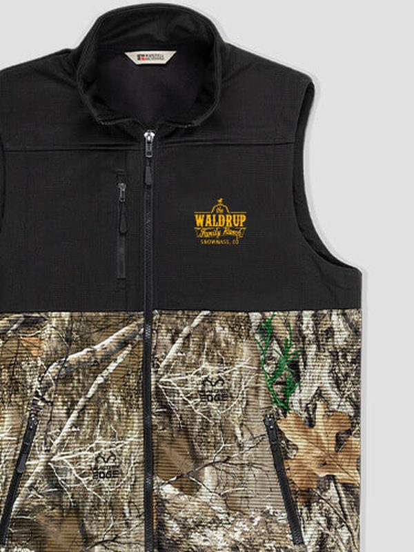 Family Ranch : Embroidered 2-Tone Camo Vests