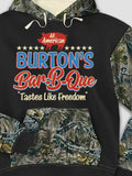 All American BBQ : Printed 2-Tone Camo Hoodies product image 1