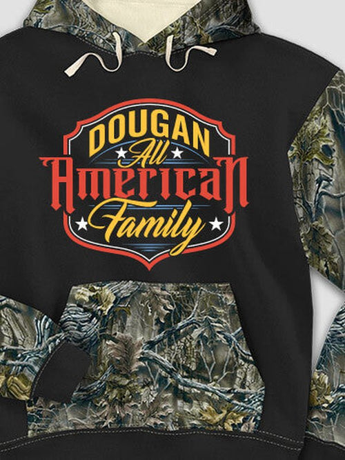 All-American Family : Printed 2-Tone Camo Hoodies product image 1