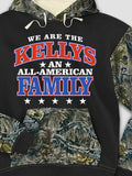 All American : Printed 2-Tone Camo Hoodies product image 1