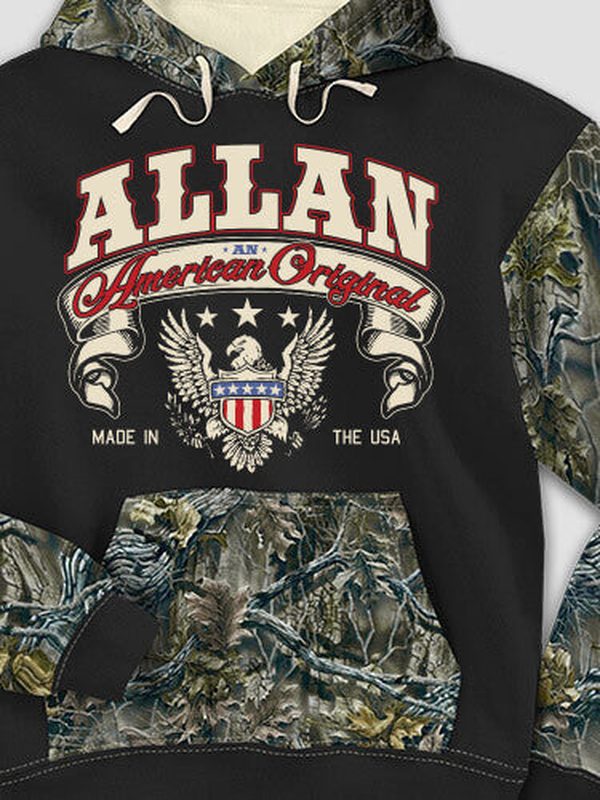 American Original : Printed 2-Tone Camo Hoodies product image 1