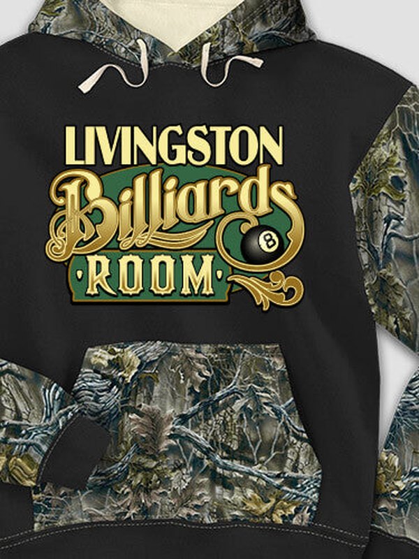 Billiards Room : Printed 2-Tone Camo Hoodies product image 1