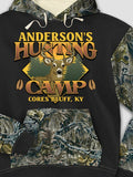 Deer Hunting Camp : Printed 2-Tone Camo Hoodies product image 1