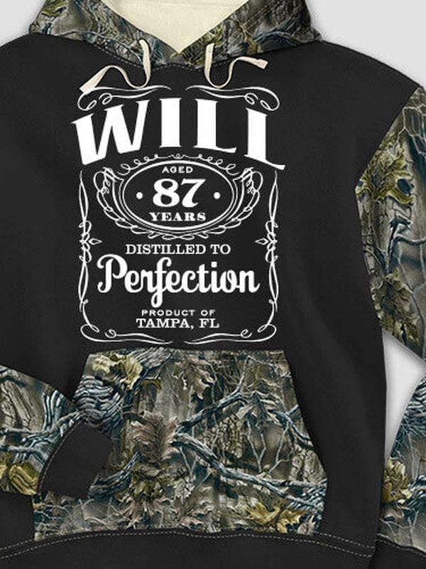 Distilled to Perfection : Printed 2-Tone Camo Hoodies product image 1