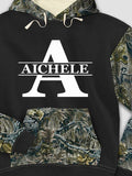 Family Monogram : Printed 2-Tone Camo Hoodies product image 1