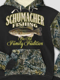 Fishing Family Tradition : Printed 2-Tone Camo Hoodies product image 1