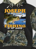 Fishing is my Game : Printed 2-Tone Camo Hoodies product image 1