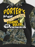 Fishing Ruler : Printed 2-Tone Camo Hoodies product image 1