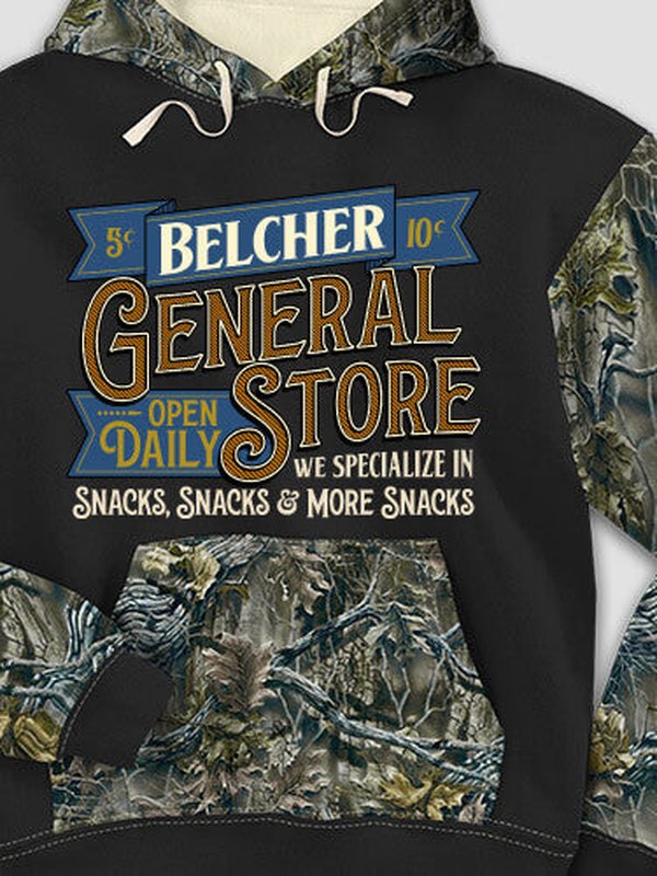 General Store : Printed 2-Tone Camo Hoodies product image 1