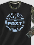 Vintage Lake : Printed 2-Tone Camo Long Sleeves