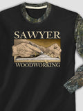 Woodworking : Printed 2-Tone Camo Long Sleeves