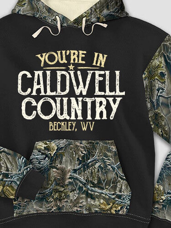Your Country : Printed 2-Tone Camo Hoodies product image 1