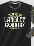 Your Country : Printed 2-Tone Camo Long Sleeves