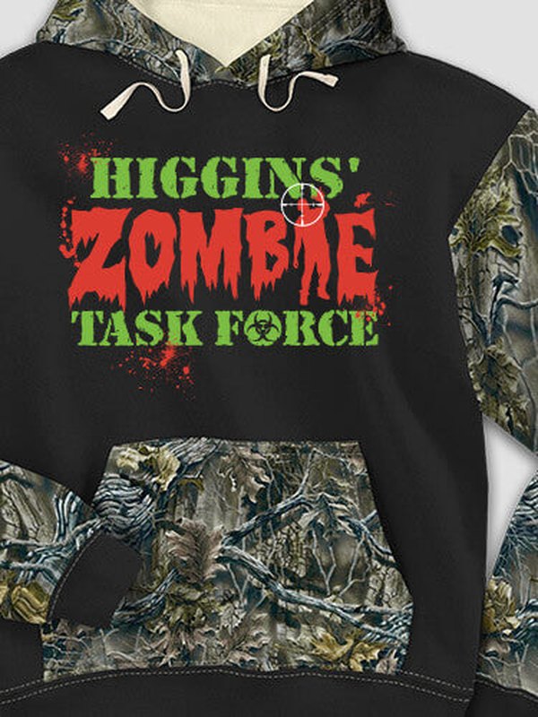 Zombie Task Force : Printed 2-Tone Camo Hoodies product image 1