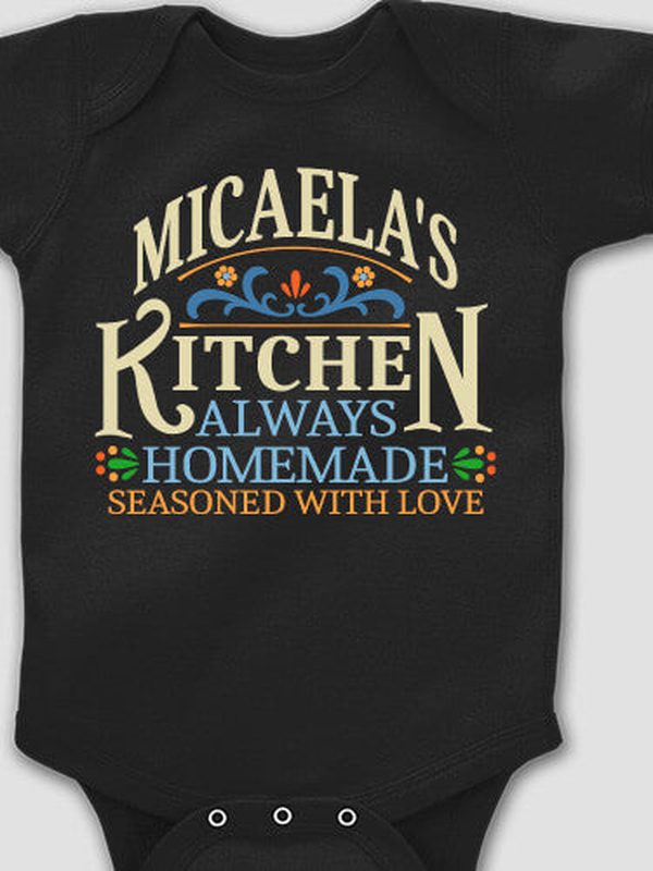 Vintage Kitchen : Printed Baby Bodysuits