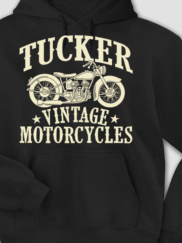 Vintage Motorcycles : Printed Hoodies product image 1