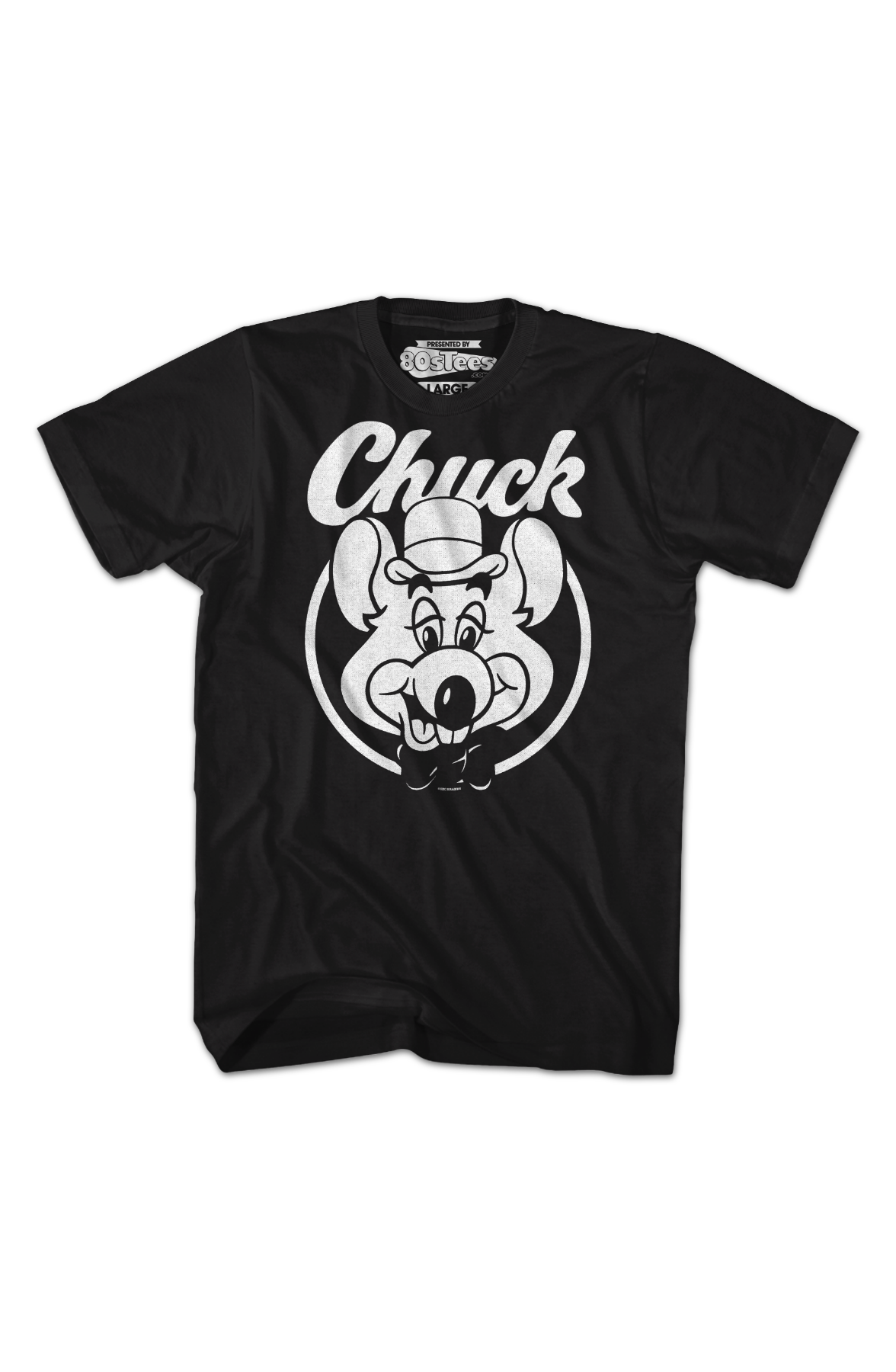 Black & White Circle Chuck E. Cheese T-Shirt product image 2