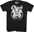 Black & White Circle Chuck E. Cheese T-Shirt product image 1