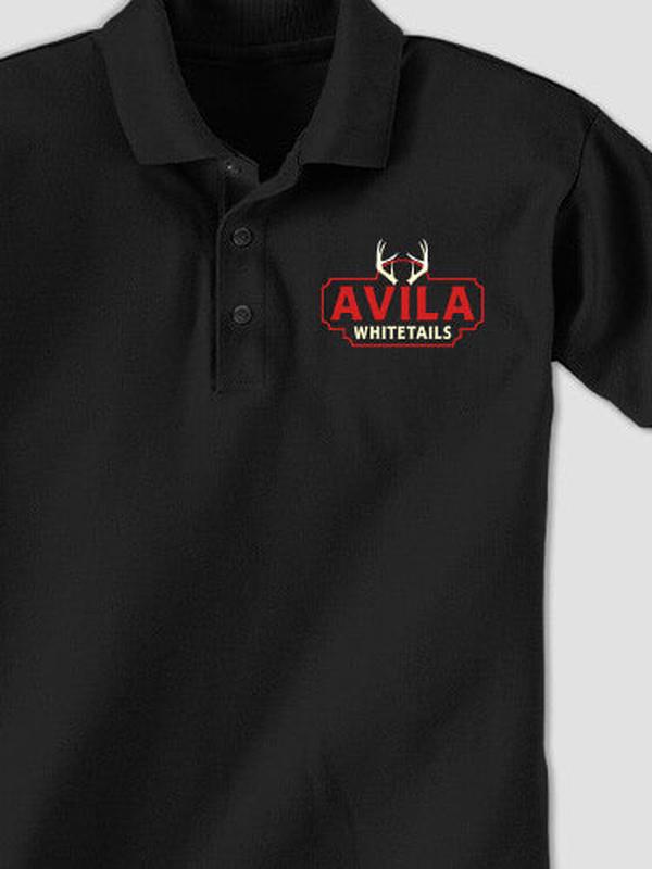Whitetails : Embroidered Polo Shirts product image 1