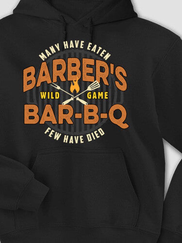 Wild Game Few Have Died BBQ : Printed Hoodies product image 1