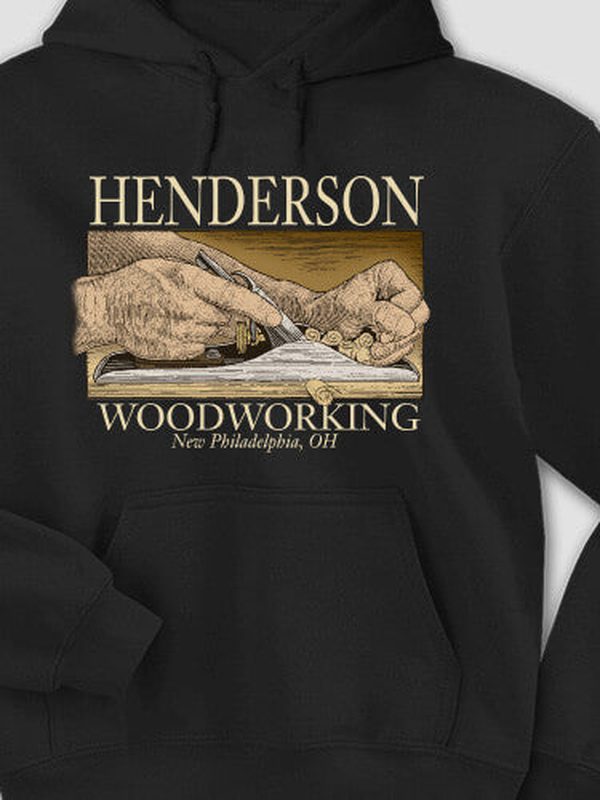 Woodworking : Printed Hoodies product image 1