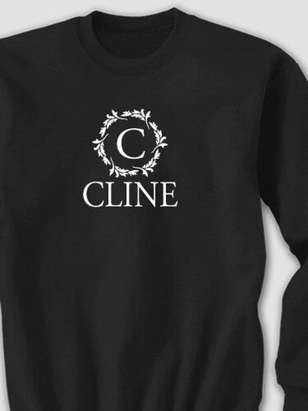 Wreath Monogram : Printed Sweatshirts product image 1