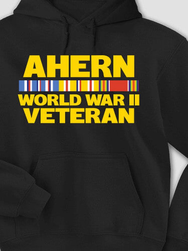 WW2 Pacific Veteran : Printed Hoodies product image 1