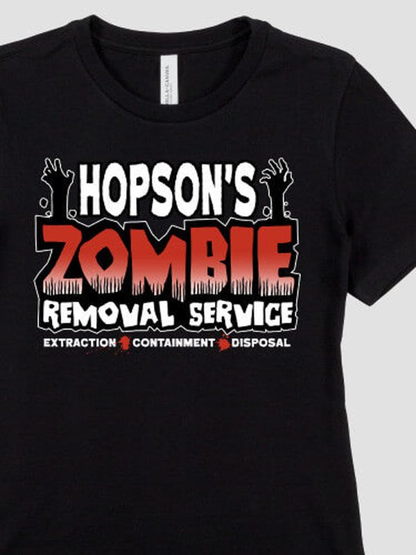 Zombie Removal Service : Premium Printed T-Shirts