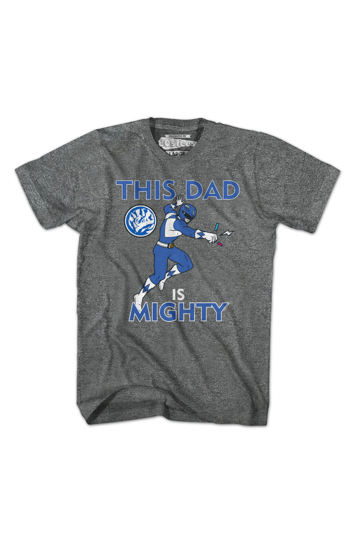 Blue Ranger This Dad Mighty Morphin Power Rangers T-Shirt product image 2